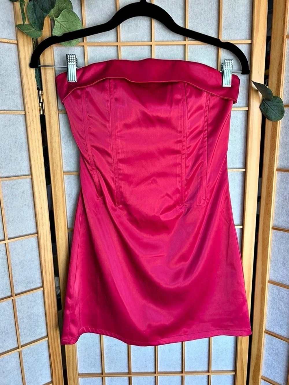 Sky to Moon Strapless Mini Dress in Pink Size Small